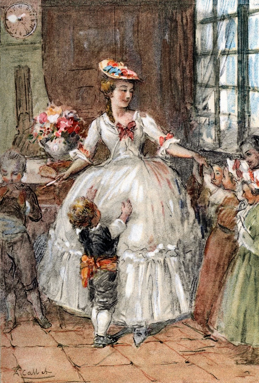 Charlotte con i suoi fratelli e sorelle